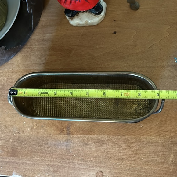 VINTAGE Brass Planter Oval Container Planter - Picture 9 of 11